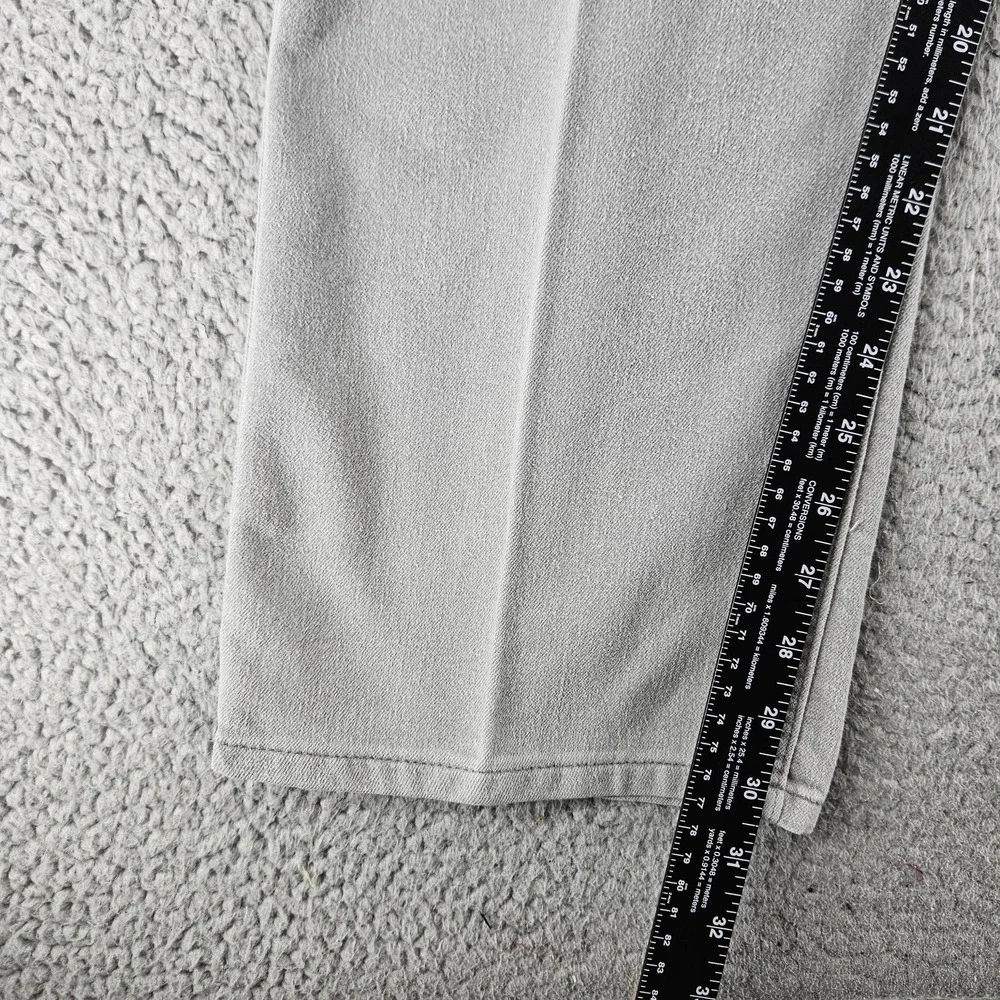 Levis Jeans‎ Mens 32x30 Gray Straight Leg Denim Mid Rise Zip Fly Classic